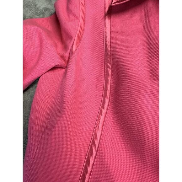 Banana Republic Bright Pink Cotton Trench Coat Barbie Small - Picture 13 of 16